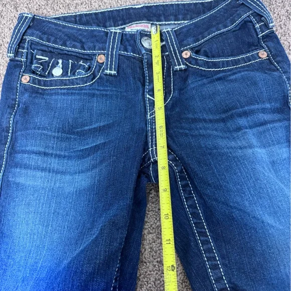 True Religion Y2K Longline Denim Shorts - Picture 7 of 8